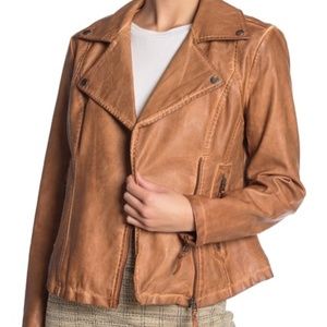 Max Studio Faux Leather Jacket - Size XL